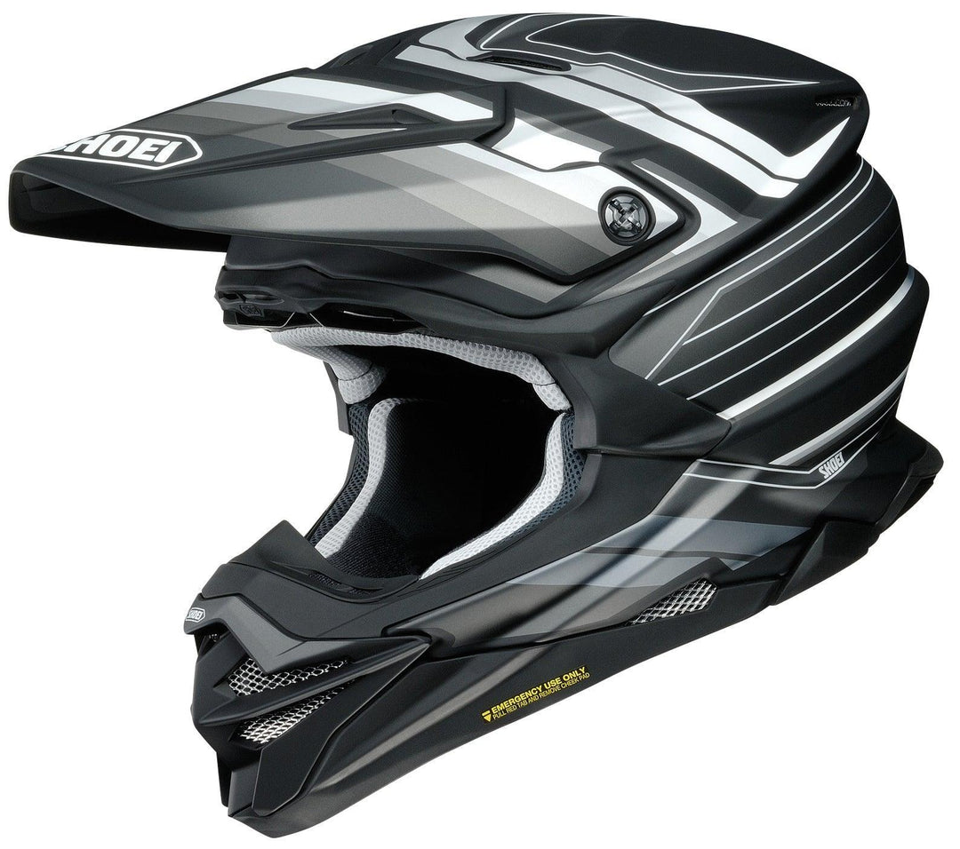 Shoei VFX-EVO Pinnacle Helmet - TC-5 Gray/Black - Motor Psycho Sport