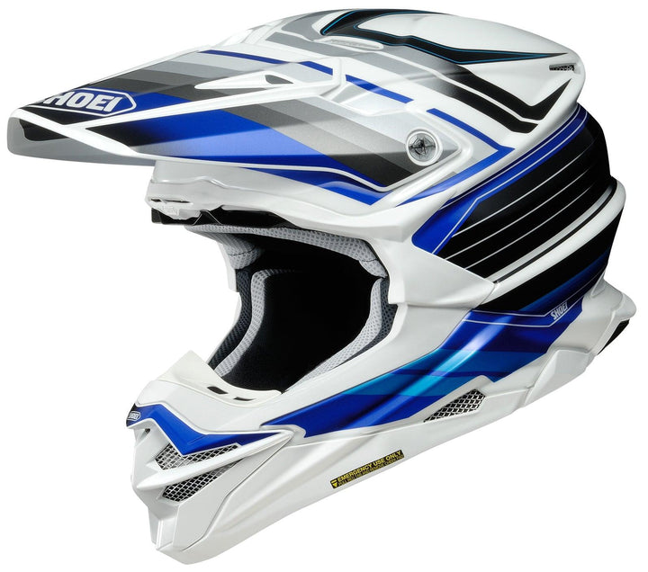 Shoei VFX-EVO Pinnacle Helmets - TC-2 White/Blue - Motor Psycho Sport
