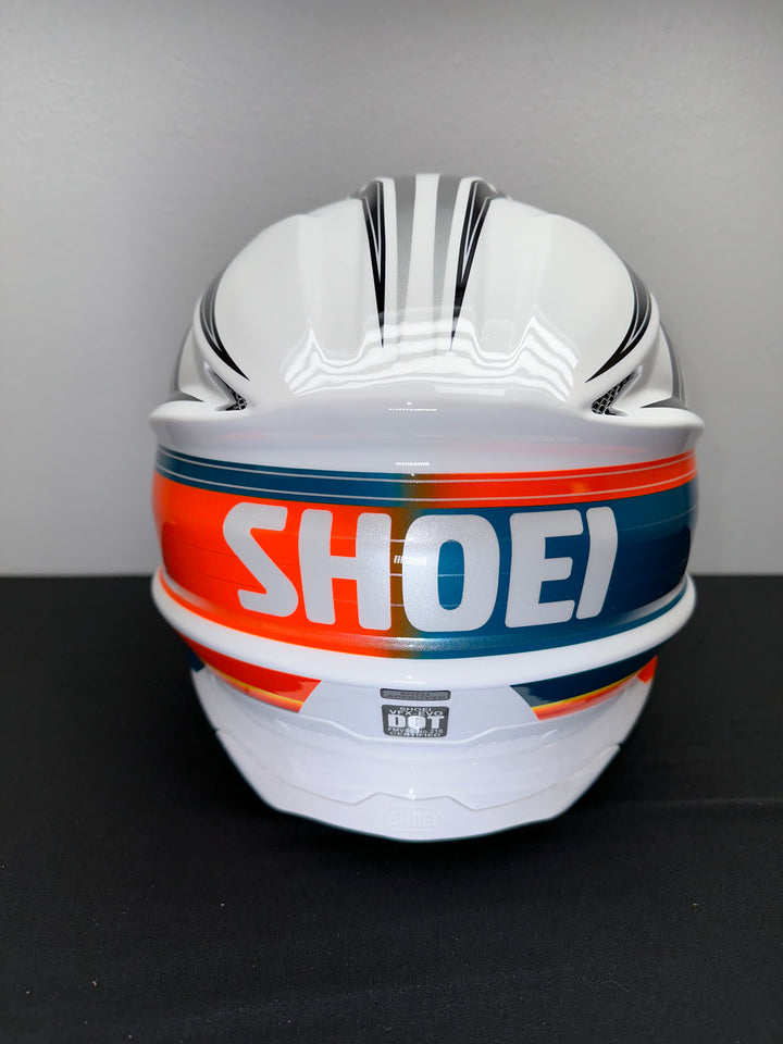 Shoei VFX-EVO Pinnacle Helmets - TC-8 Red/Blue/Orange - Motor Psycho Sport
