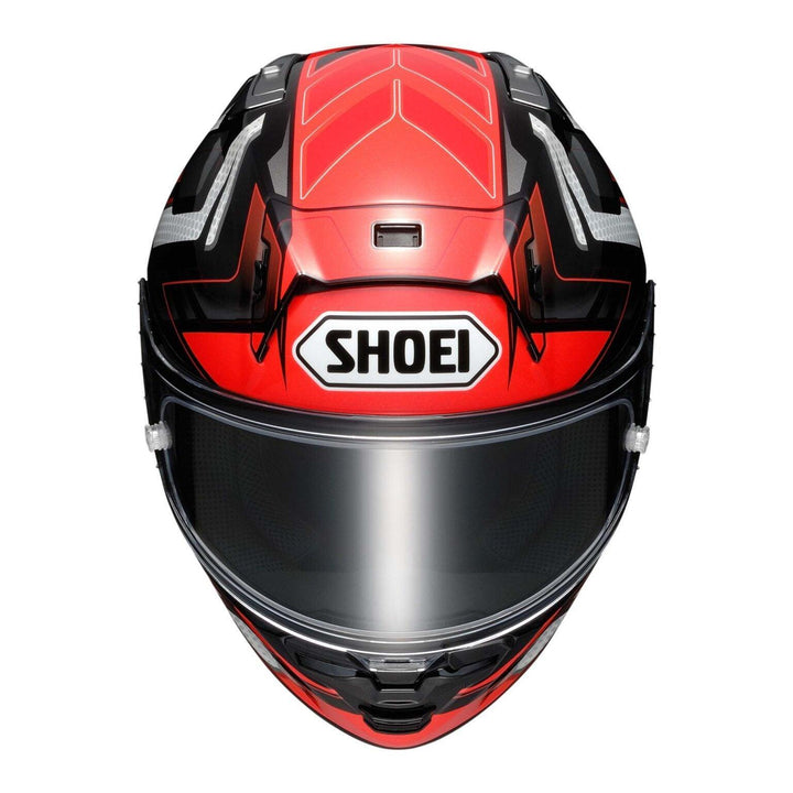 Shoei X-15 Escalate Helmet - TC-1 Red/Black/White - Motor Psycho Sport