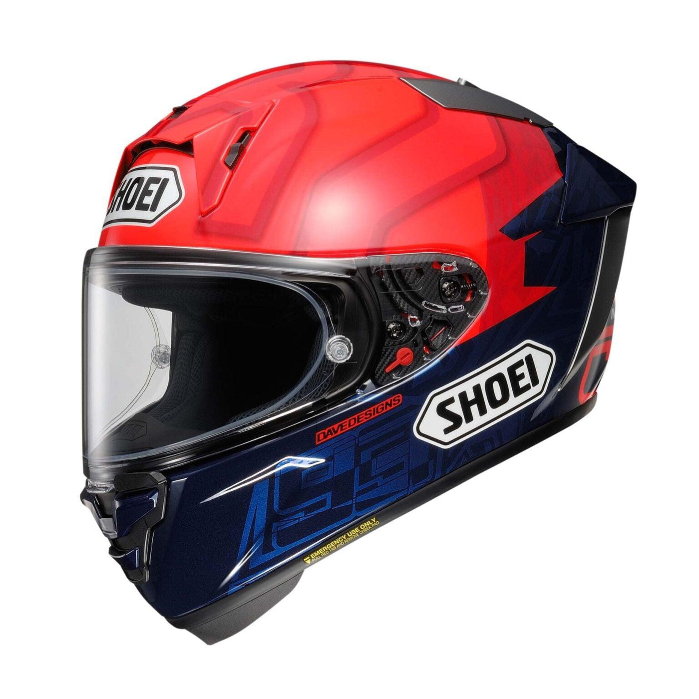Shoei X-15 Helmet - Marquez 7 TC-1 - Motor Psycho Sport