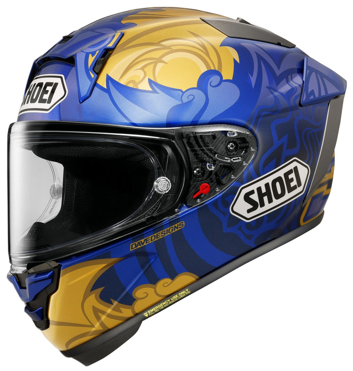 Shoei X-15 Helmet - Marquez Thai TC-1 - Motor Psycho Sport