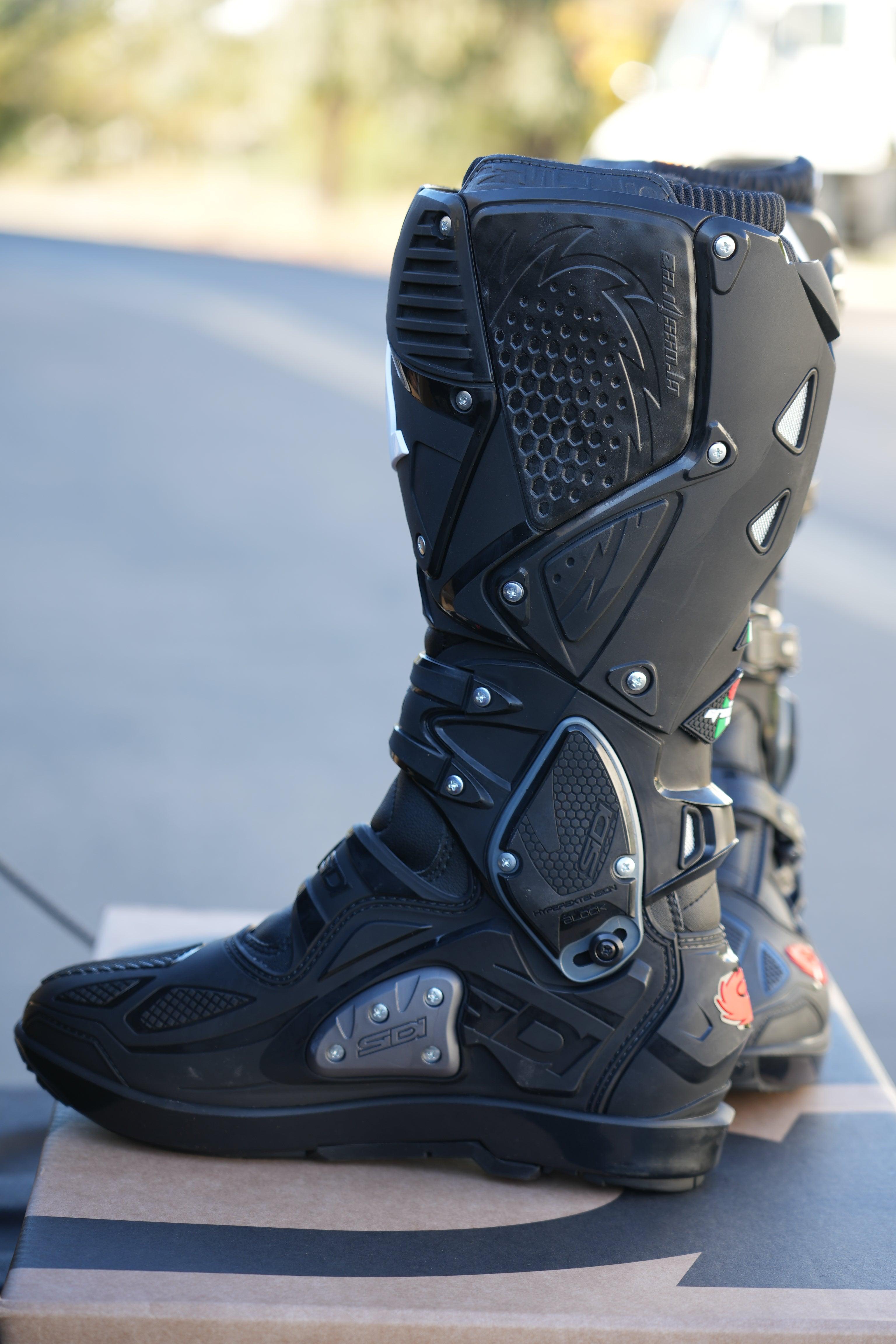 Sidi Crossfire 3 SRS Black/Black Boots – Motor Psycho Sport