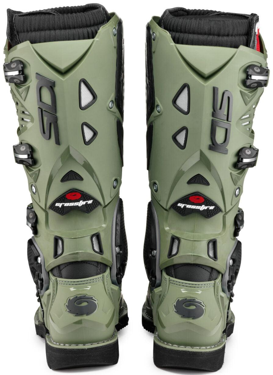 Sidi Crossfire 3 TA Army/Black Boots - Limited Edition - Motor Psycho Sport