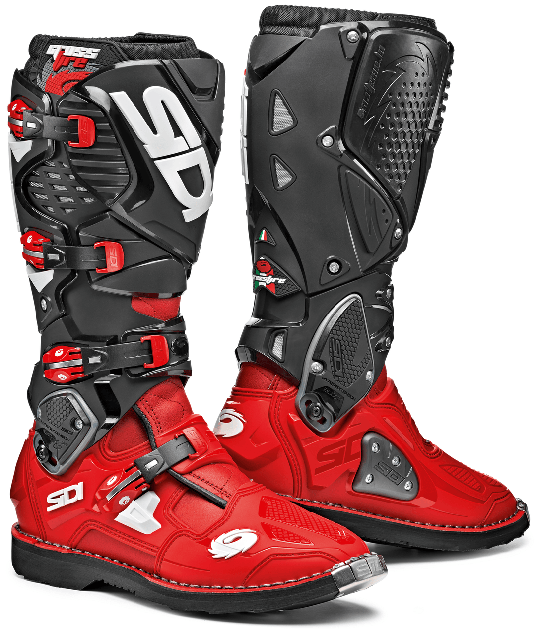 Sidi Crossfire 3 TA Red/Red/Black Boots - Limited Edition - Motor Psycho Sport