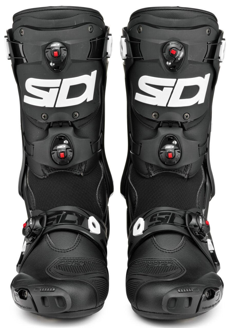 Sidi Rex Road Race Boots - Black/White - Motor Psycho Sport