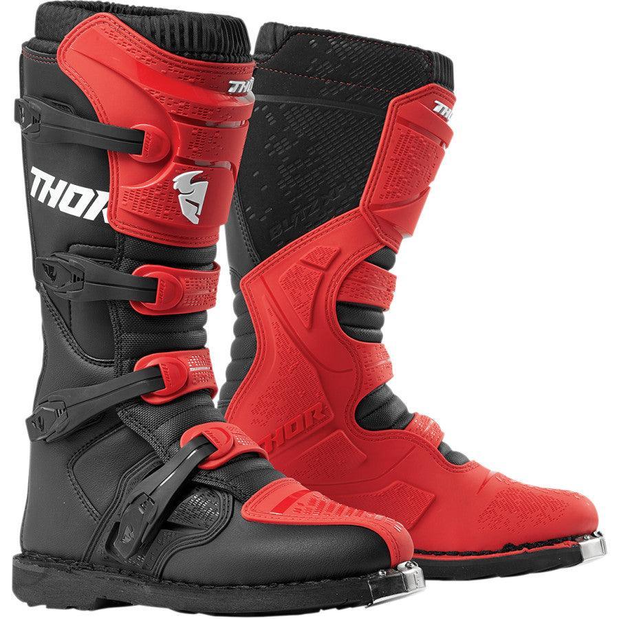 Thor Blitz XP Red/Black Boots 2022 - Motor Psycho Sport