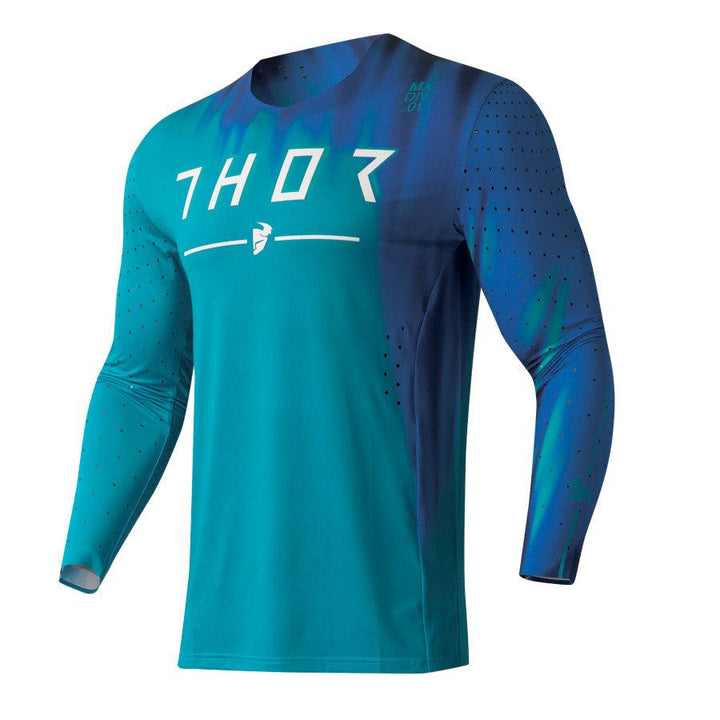Thor Prime Freeze Aqua/Navy Jersey - Spring 2023 - Motor Psycho Sport