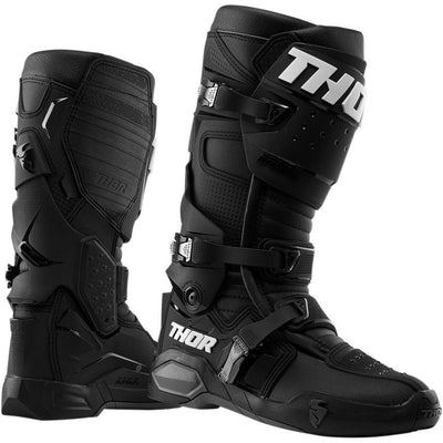 Thor Radial Black Boots 2022 - Motor Psycho Sport