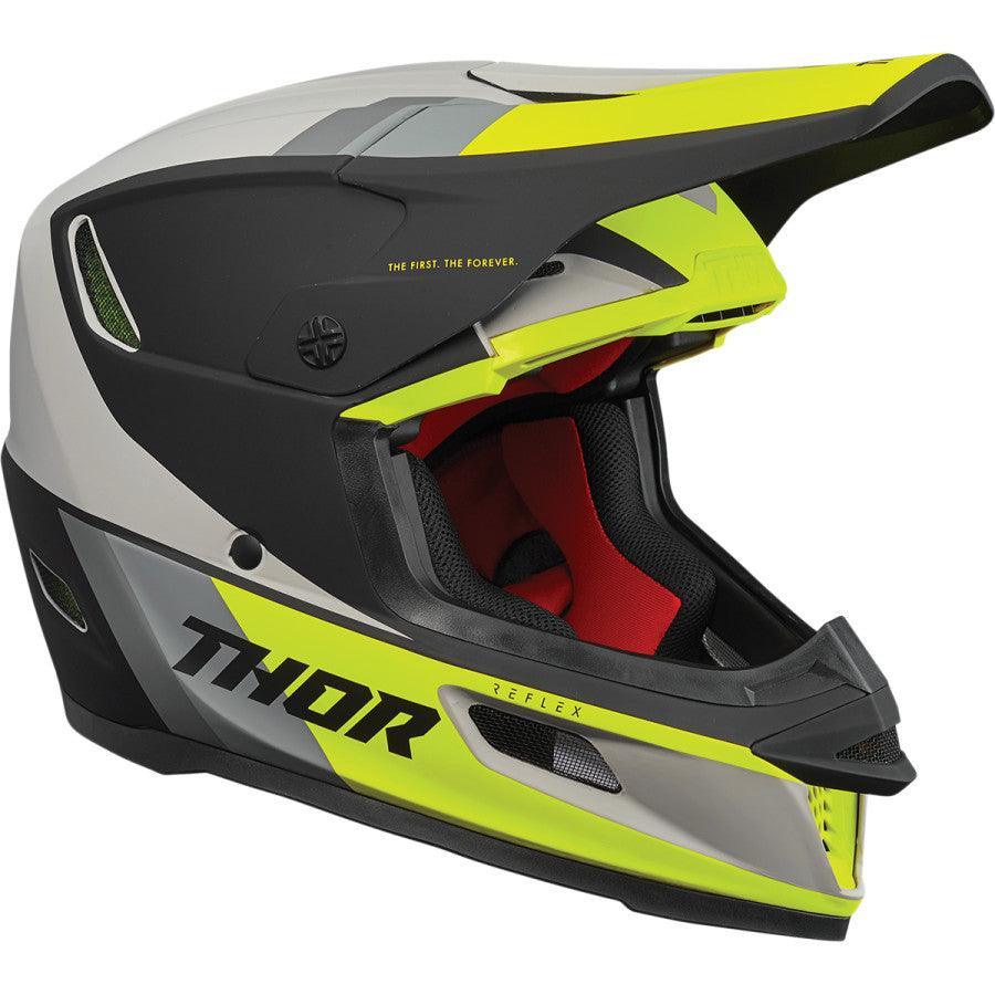 Thor Reflex Apex Acid/Gray Helmet 2022 - Motor Psycho Sport