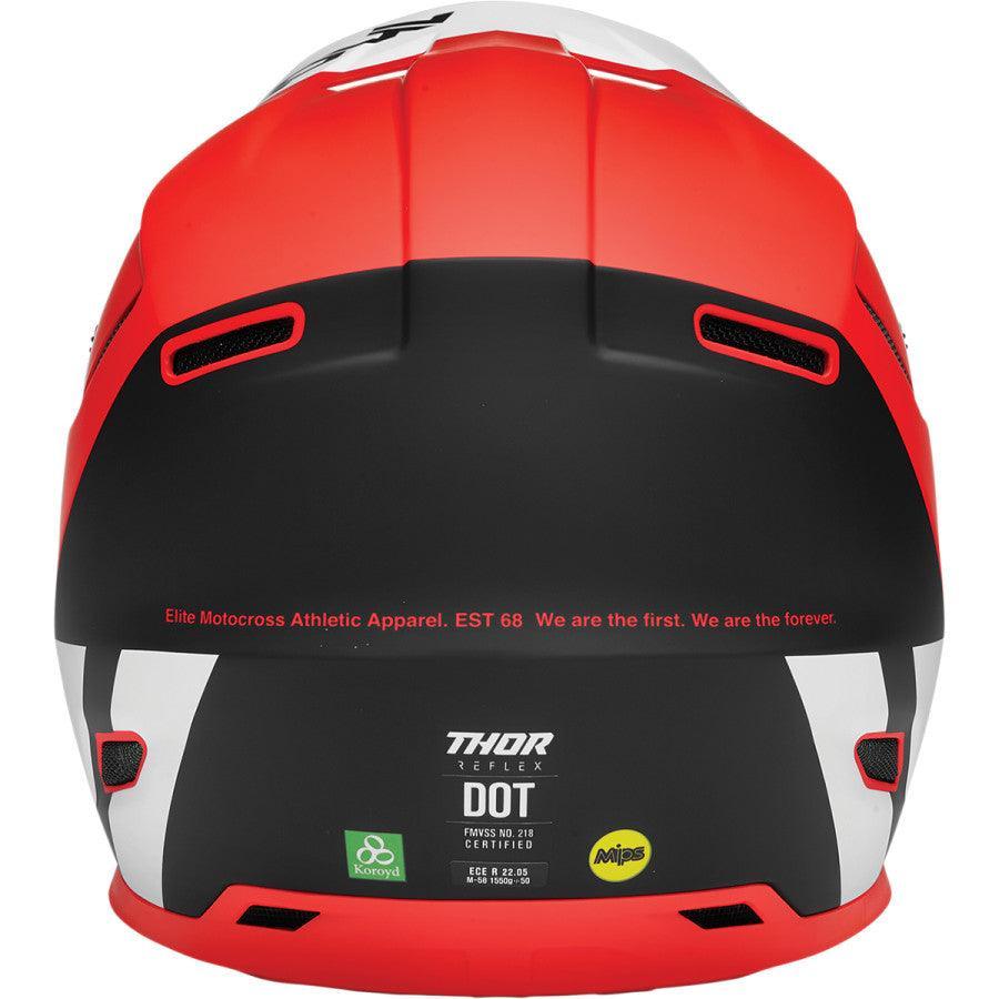 Thor Reflex Cube Light Red/Black Helmet 2022 - Motor Psycho Sport