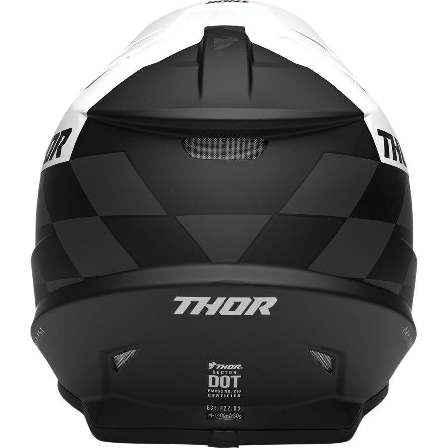 Thor Sector Birdrock Black/White Helmet 2022 - Motor Psycho Sport