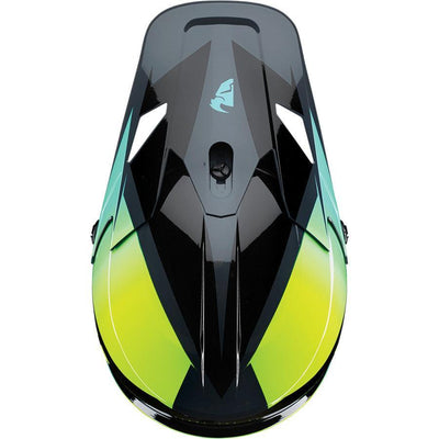 Thor Sector Fader Acid/Teal Helmet 2022 - Motor Psycho Sport