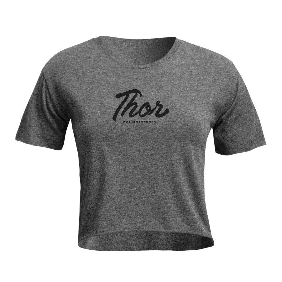 Thor Women's Script Crop T-Shirt - Motor Psycho Sport