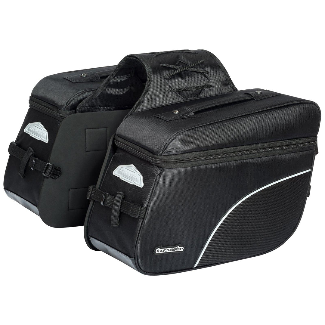 Tourmaster Nylon Cruiser Iv Saddlebag - Black - Motor Psycho Sport