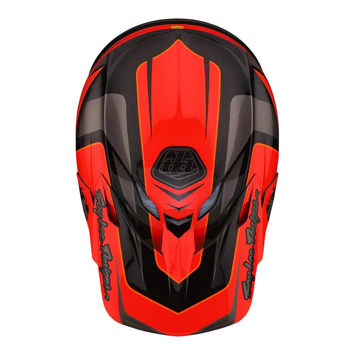 Troy Lee Designs SE5 Carbon Helmet W/MIPS Saber Rocket Red - Motor Psycho Sport