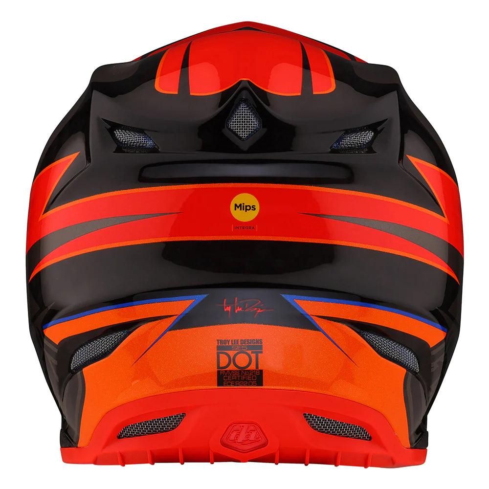 Troy Lee Designs SE5 Carbon Helmet W/MIPS Saber Rocket Red - Motor Psycho Sport