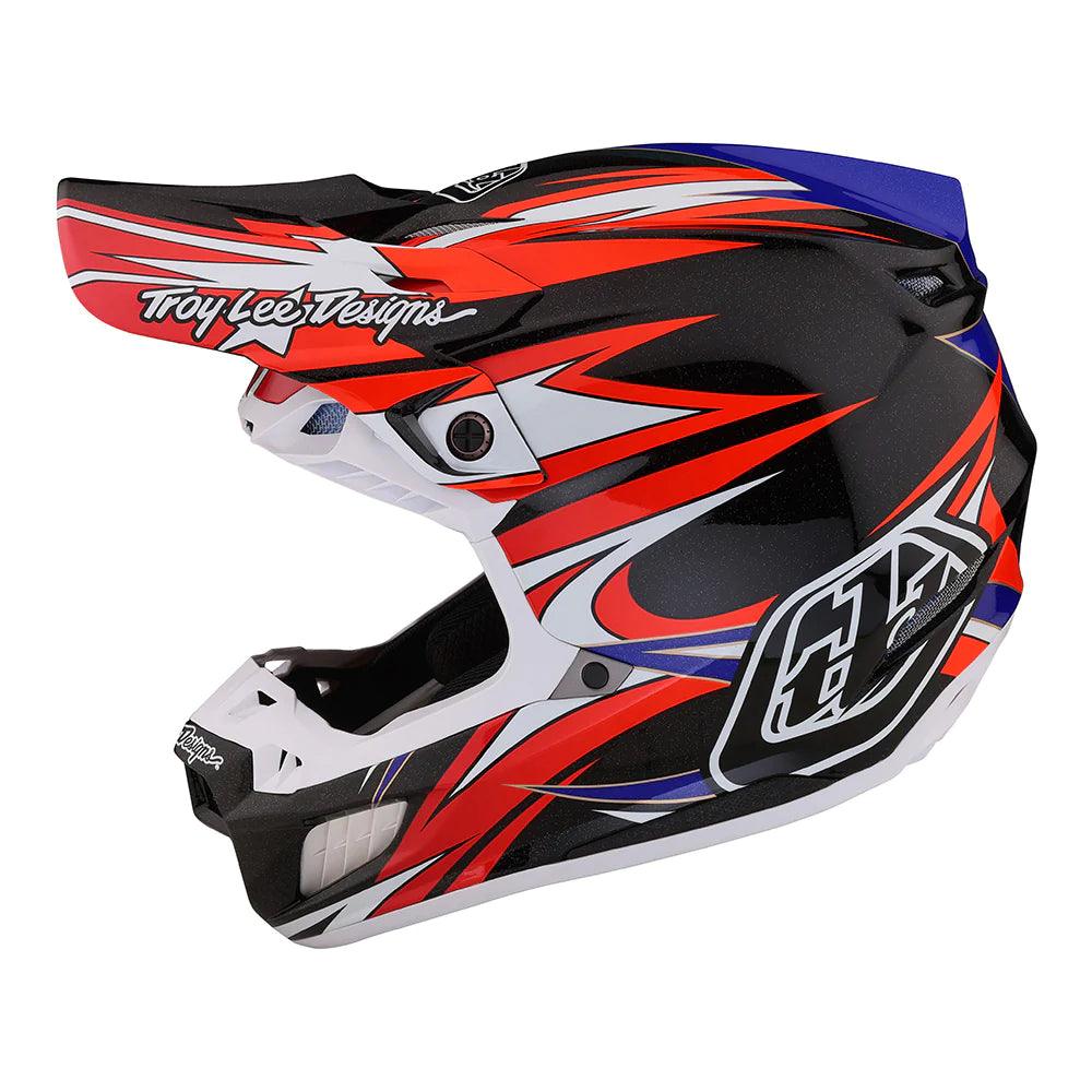 Troy Lee Designs SE5 Composite Helmet W/MIPS Inferno Red - Motor Psycho Sport