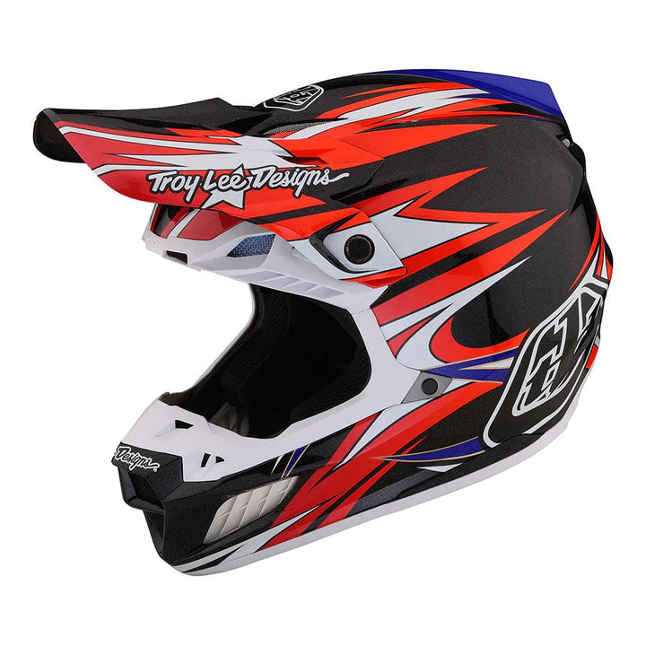 Troy Lee Designs SE5 Composite Helmet W/MIPS Inferno Red - Motor Psycho Sport