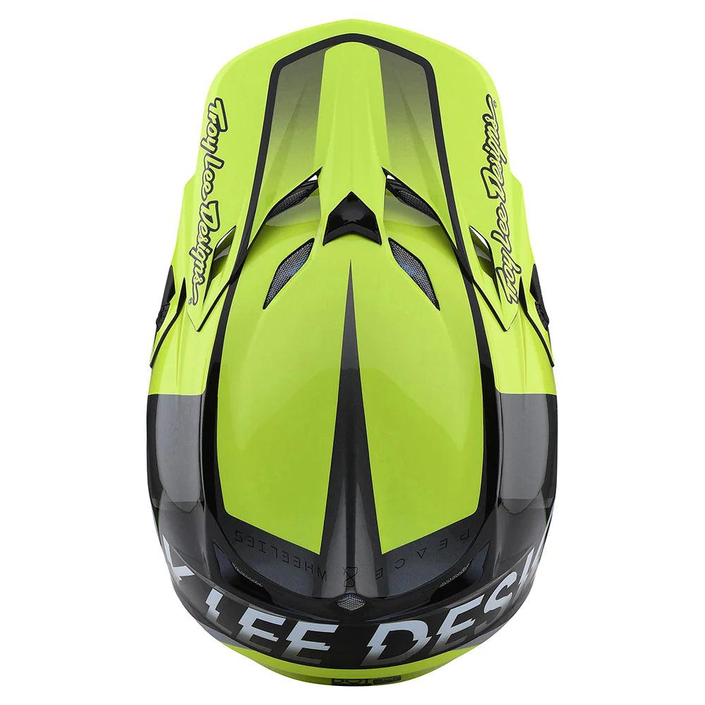 Troy Lee Designs SE5 Composite Helmet W/MIPS Qualifier Glo Yellow / Black - Motor Psycho Sport