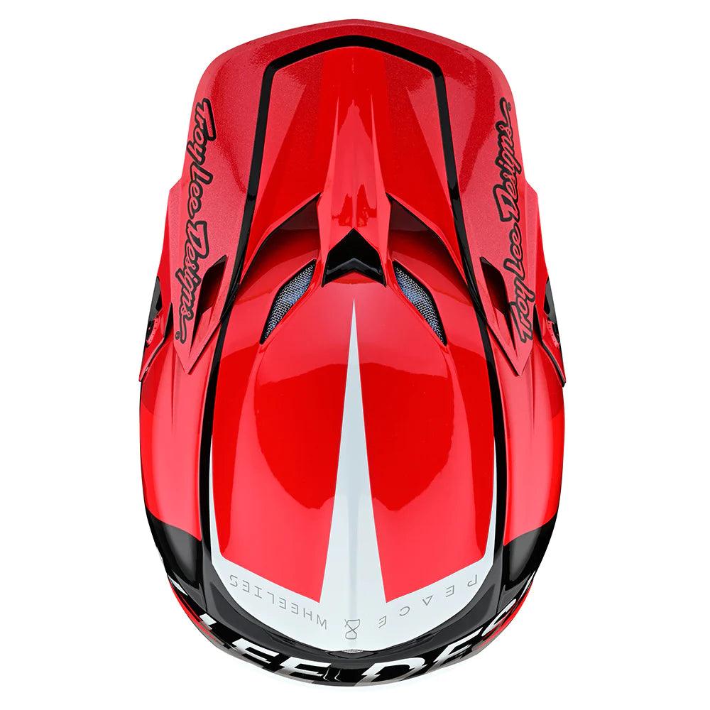 Troy Lee Designs SE5 Composite Helmet W/MIPS Qualifier Red / Black - Motor Psycho Sport