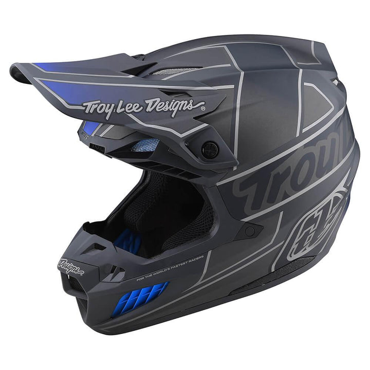 Troy Lee Designs SE5 Composite Helmet W/MIPS Team Gray - Motor Psycho Sport