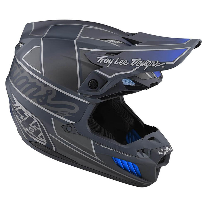 Troy Lee Designs SE5 Composite Helmet W/MIPS Team Gray - Motor Psycho Sport