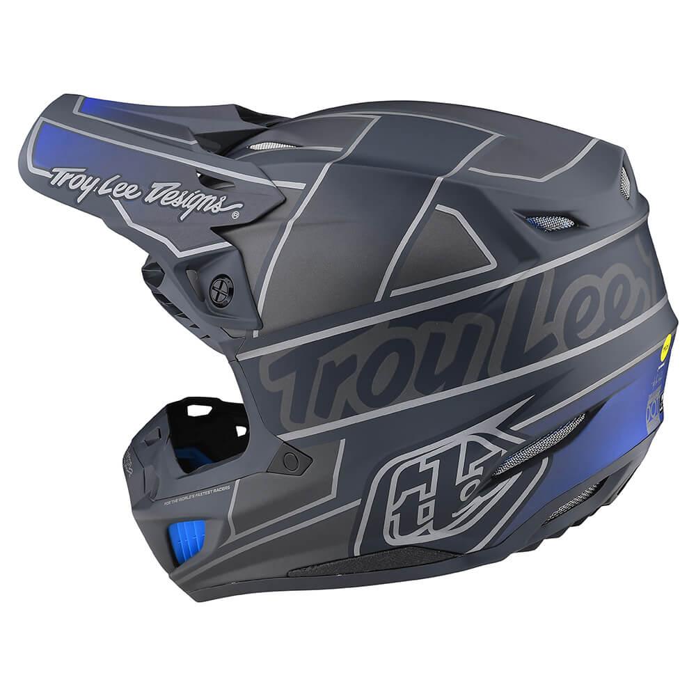 Troy Lee Designs SE5 Composite Helmet W/MIPS Team Gray - Motor Psycho Sport