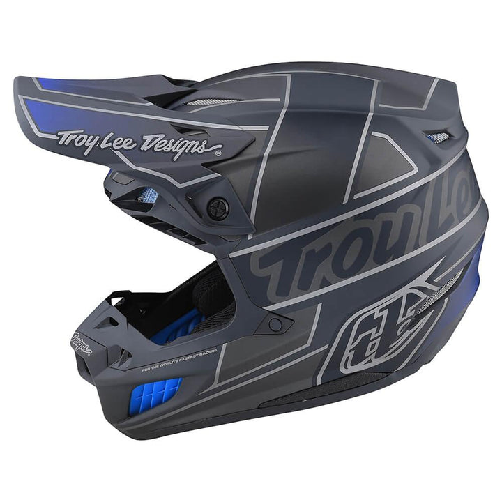 Troy Lee Designs SE5 Composite Helmet W/MIPS Team Gray - Motor Psycho Sport