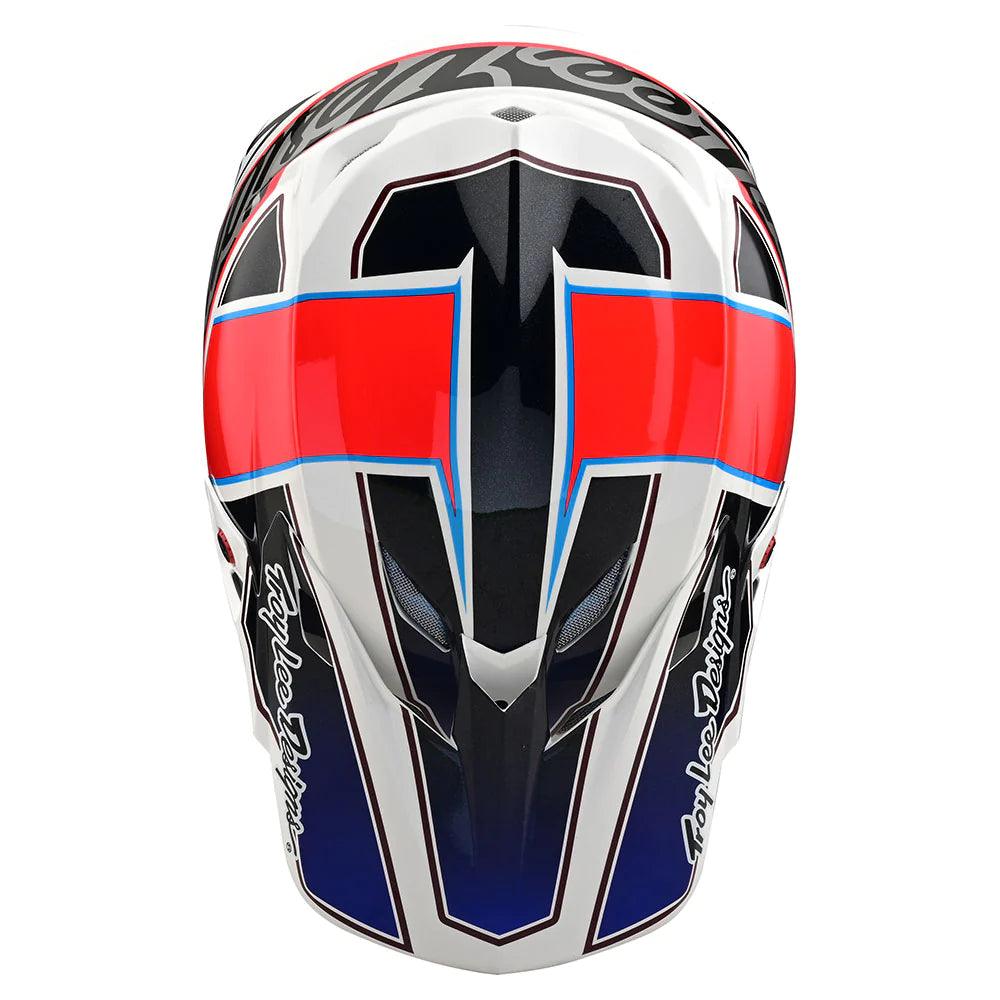 Troy Lee Designs SE5 Composite Helmet W/MIPS Team White / Black - Motor Psycho Sport