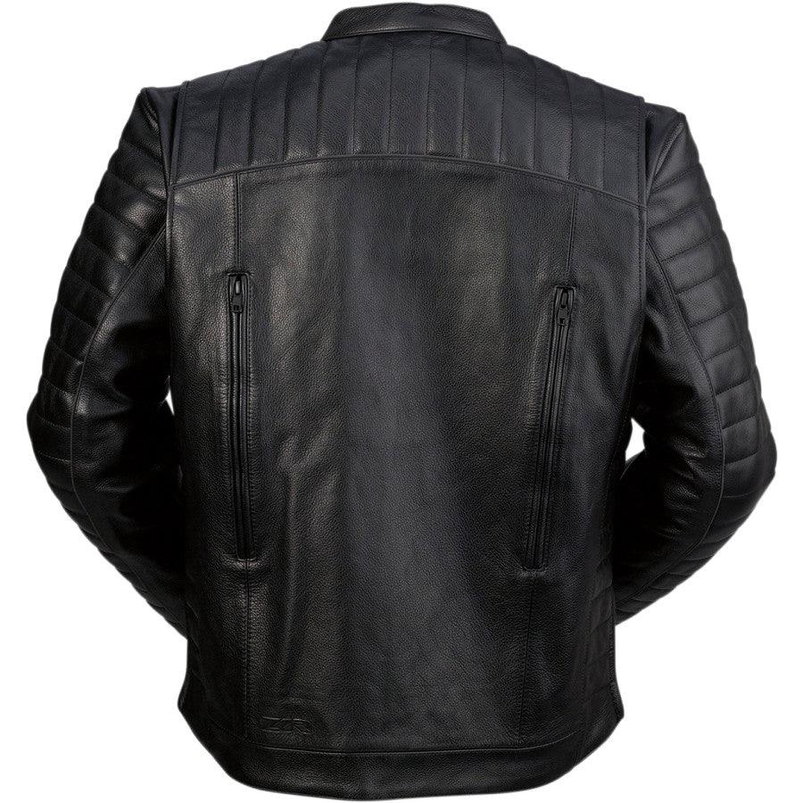 Z1R Artillery Leather Jacket - Black - Motor Psycho Sport