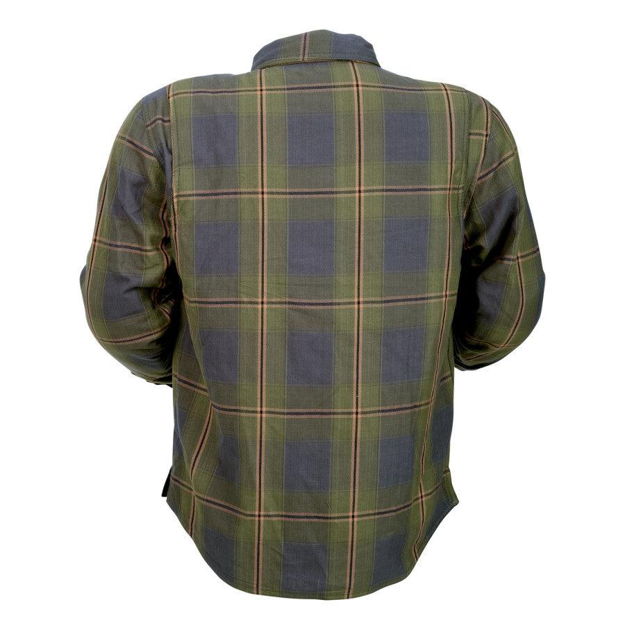 Z1R Ashwood Flannel Shirt - Olive - Motor Psycho Sport