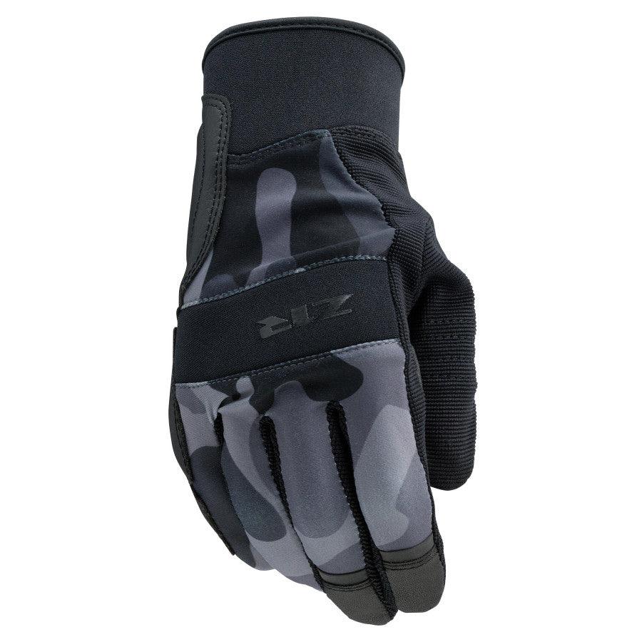 Z1R Billet Gloves - Camo Black/Gray - Motor Psycho Sport