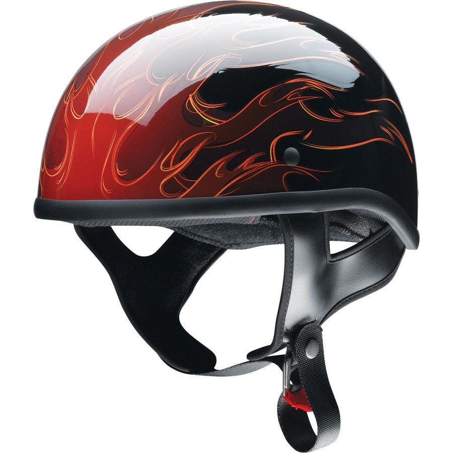 Z1R CC Beanie Hellfire Helmet - Red - Motor Psycho Sport