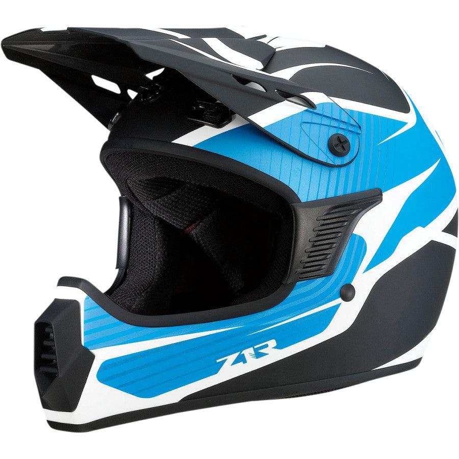 Z1R Child Rise Flame Helmet - Blue - Motor Psycho Sport