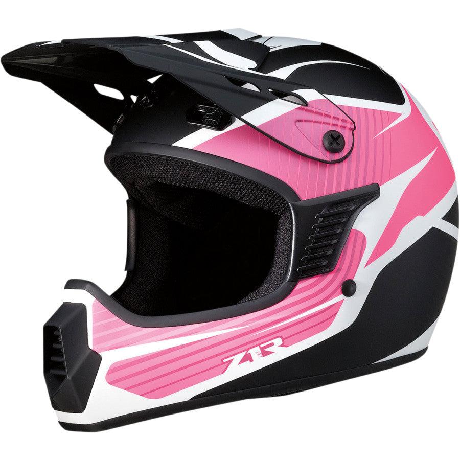 Z1R Child Rise Flame Helmet - Pink - Motor Psycho Sport