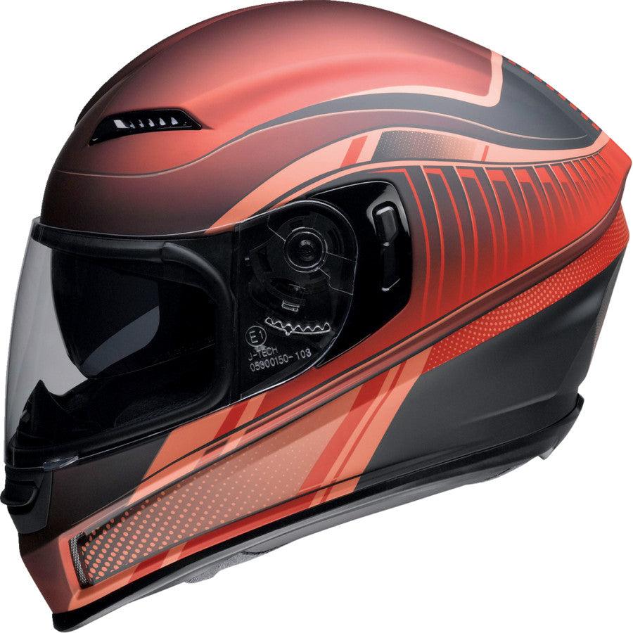 Z1R Jackal Dark Matter Helmet - Red - Motor Psycho Sport