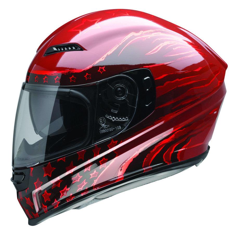 Z1R Jackal Helmet - Red - Motor Psycho Sport