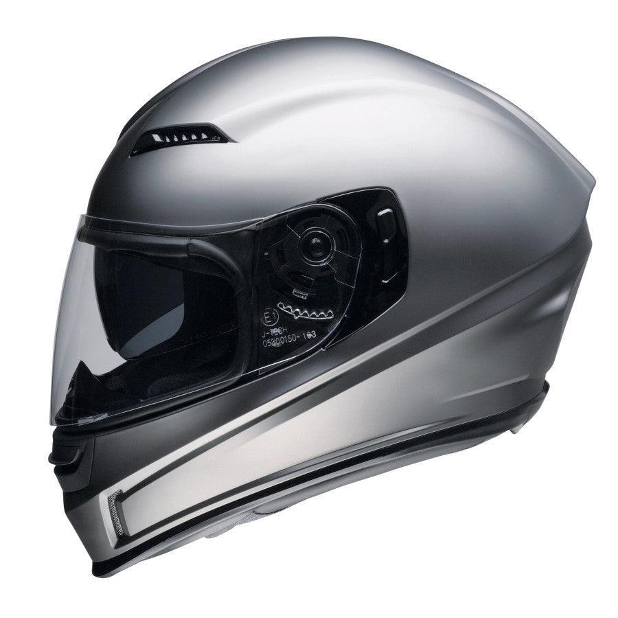 Z1R Jackal Satin Helmet - Titanium - Motor Psycho Sport
