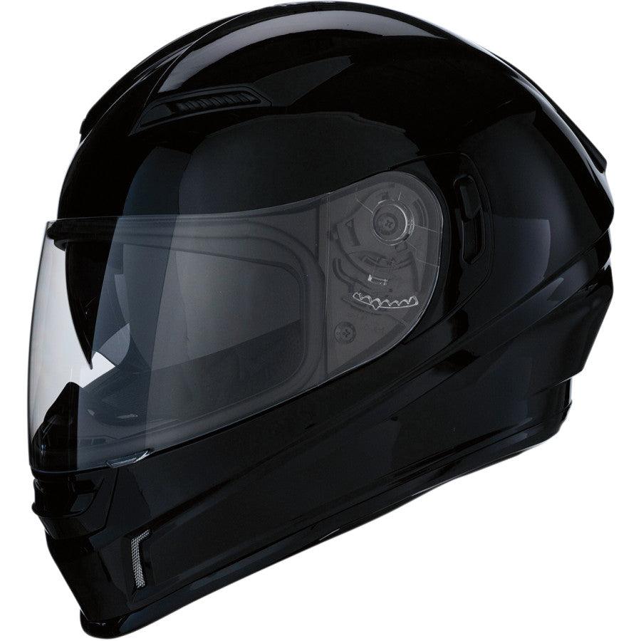 Z1R Jackal Solid Helmet - Black - Motor Psycho Sport