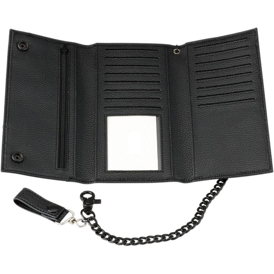 Z1R Leather Wallet - Black - Motor Psycho Sport