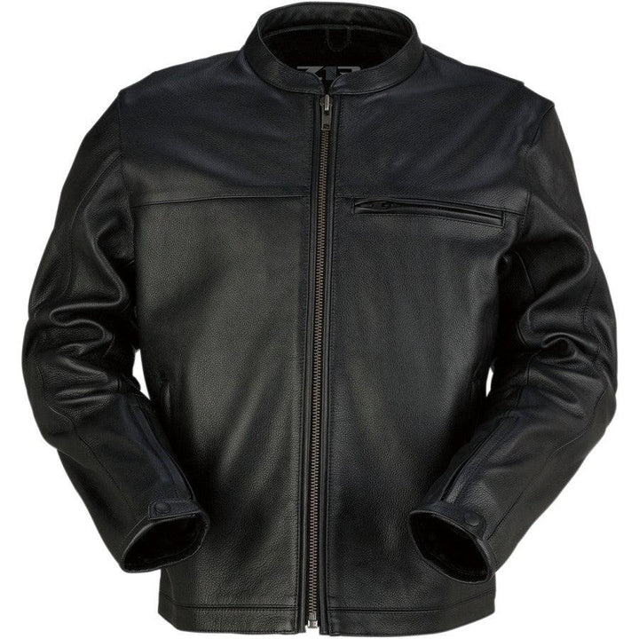 Z1R Munition Leather Jacket - Black - Motor Psycho Sport