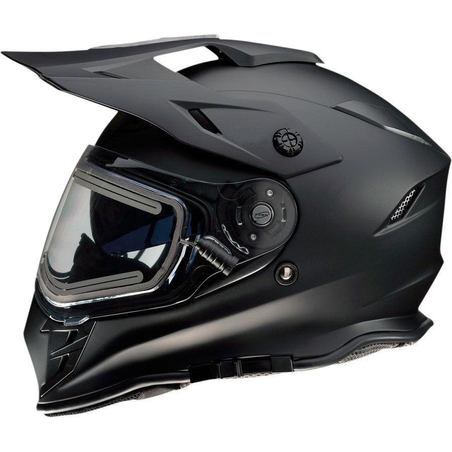 Z1R Range Snow Electric Dual Pane Helmet - Flat Black - Motor Psycho Sport