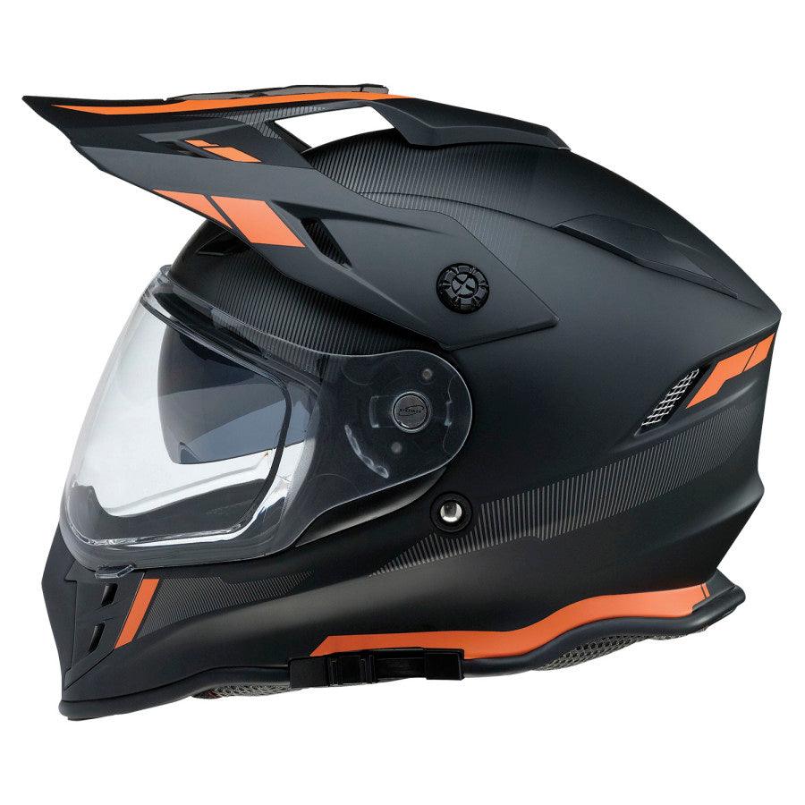 Z1R Range Uptake Helmet - Black/Orange - Motor Psycho Sport