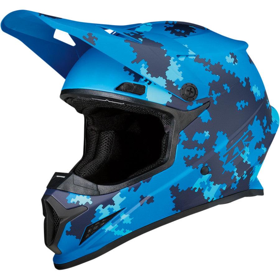 Z1R Rise Digi Camo Helmet - Blue - Motor Psycho Sport