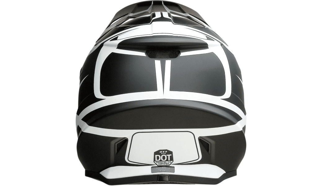 Z1R Rise Flame Black Helmet - Motor Psycho Sport