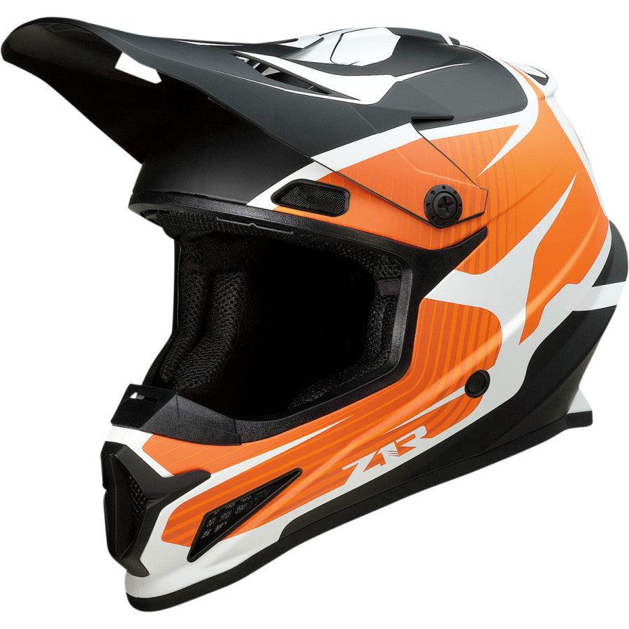 Z1R Rise Flame Helmet - Orange - Motor Psycho Sport