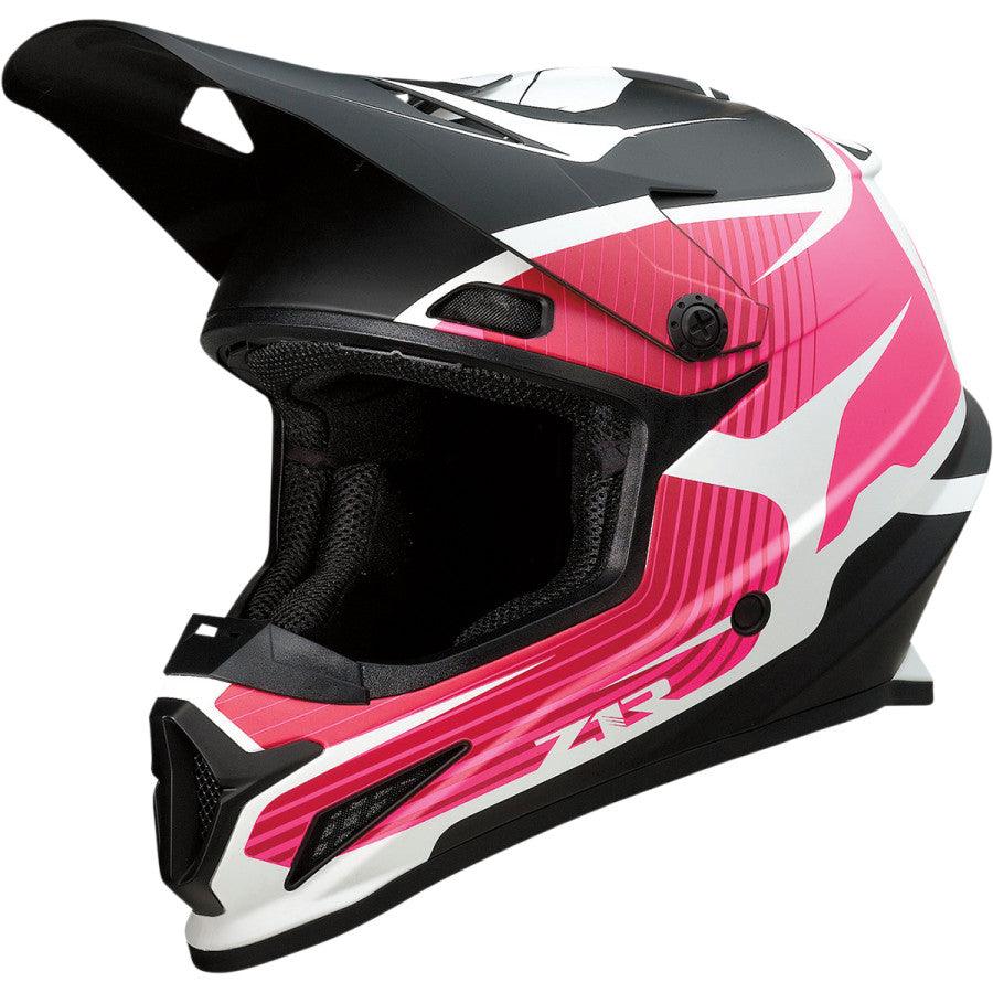 Z1R Rise Flame Helmet - Pink - Motor Psycho Sport