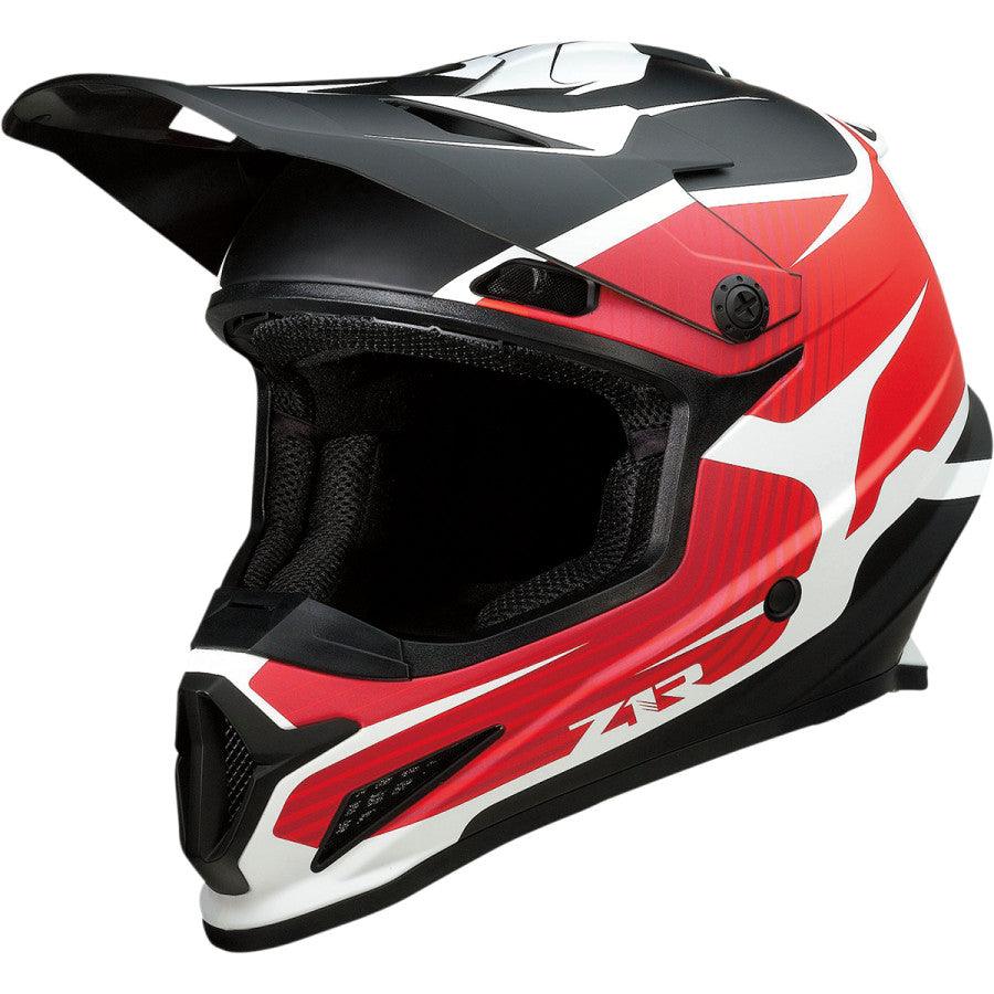 Z1R Rise Flame Helmet - Red - Motor Psycho Sport
