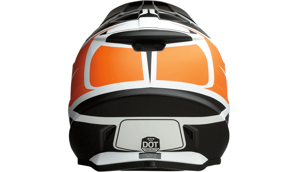 Z1R Rise Flame Orange Helmet - Motor Psycho Sport